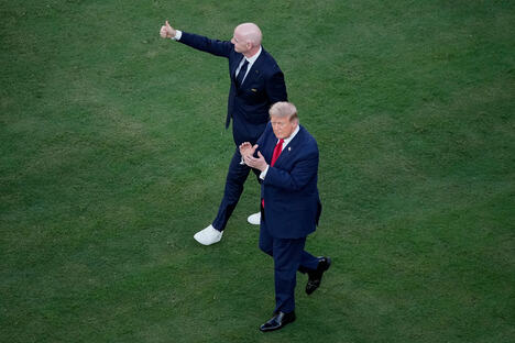 Đani Infantino i Donald Tramp