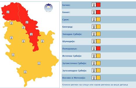 meteoalarm za 3. avgust.