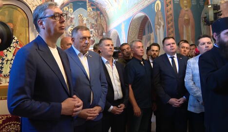 Aleksandar Vučić manastir Rmanj