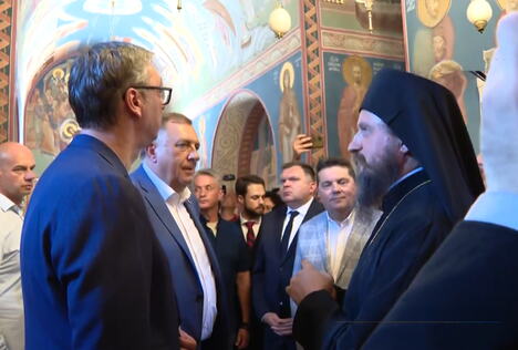Aleksandar Vučić manastir Rman