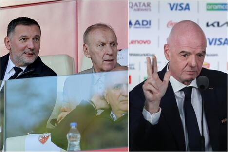Dragan Džajić, Branko Radujko i Đani Infantino