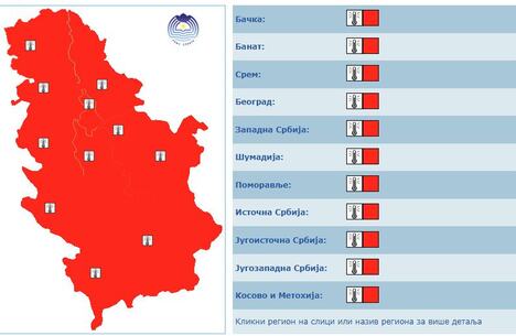 Crveni alarm u celoj Srbiji 6. avgusta