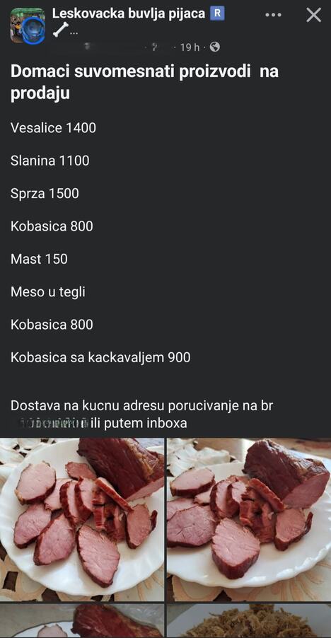 Oglasi za prodaju suhomesnatih proizvoda
