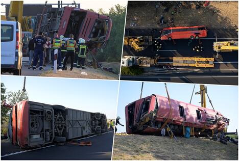 Mađarska prevrnuo se autobus dvanaest ljudi  poginulo Poljska.jpg
