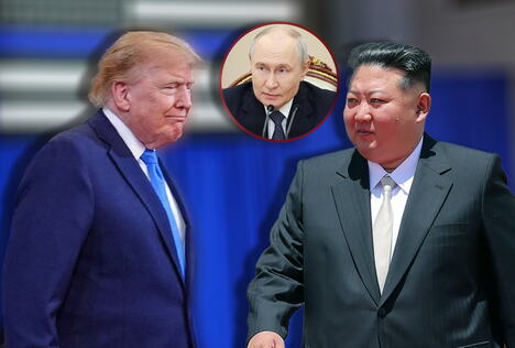 Kim Džong Un Donald Tramp Vladimir Putin