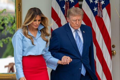 Melanija Tramp, Donald Tramp
