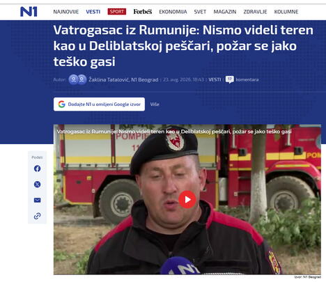 2026-08-24 09_24_55-Rumunski vatrogasci o gašenju požara u Deliblatskoj peščari - Vesti iz Srbije, r.png