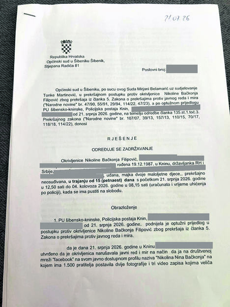 0601 Nikolina Backonja Filipovic  Hrvatska zatvor  sajkaca (2).jpg