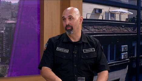 Darko Glavaš, gradski sekretar za poslove odbrane govorio je o sistemu bezbednosti u školama