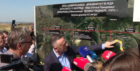 Aleksandar Vučić Moravski koridor brza saobraćajnica