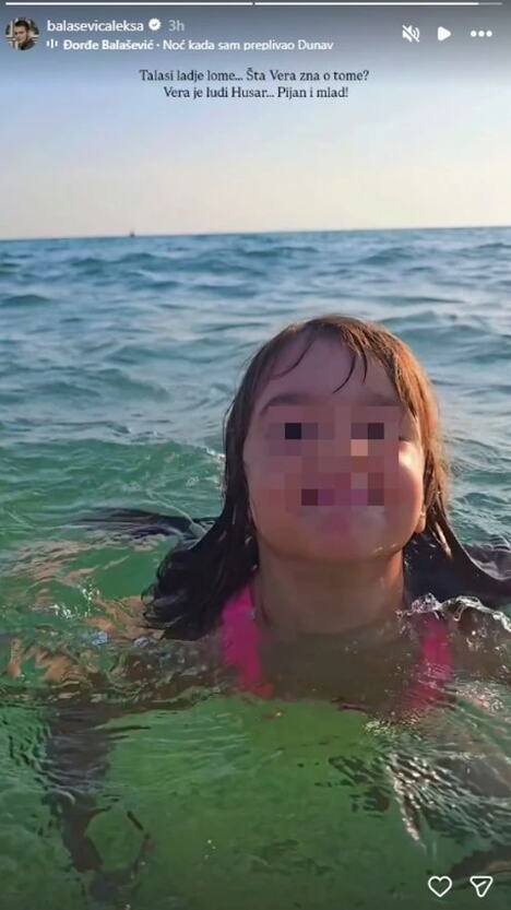 Ćerka Alekse Balaševića naučila da pliva
