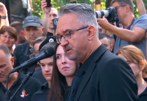 Darko Mladić održao potresni govor na sahrani