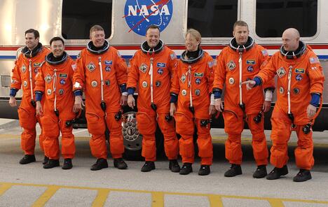 Ron Garan sa astronautima NASA-e pre poletanja