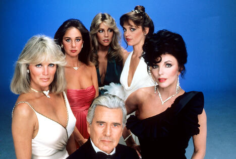 Linda Evans, Pamela Belvud, Heder Loklir, Pamela Su Martin, Džoan Kolins, Džon Forsajt - serija Dinastija