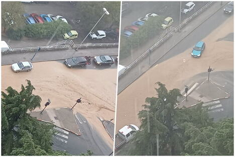 nevreme u Hrvatskoj, poplavljena ulica