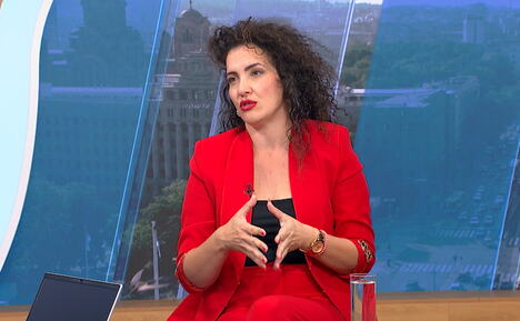 Maja Jovanović u studiju Kurir televizije