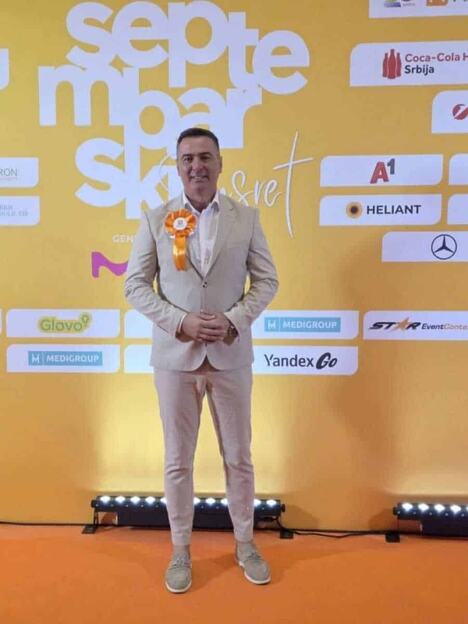 Boban Đurović na dodeli priznanja za najčlana NALED-a