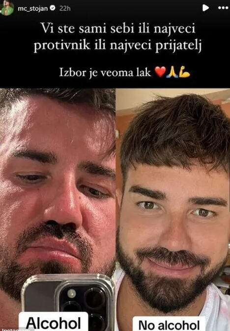 Mc Stojan nakon odvikavanja od alkohola