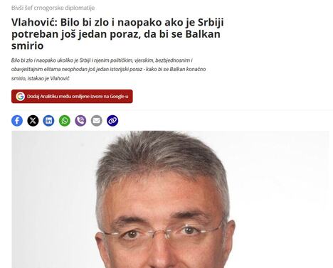 Miodrag Vlahović Analitika intervju