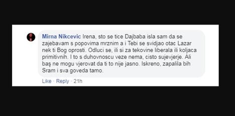 Mirna Nikčević - govor mržnje