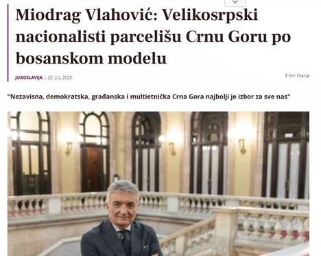 Miodrag Vlahović - intervju za Analitiku, jul 2025