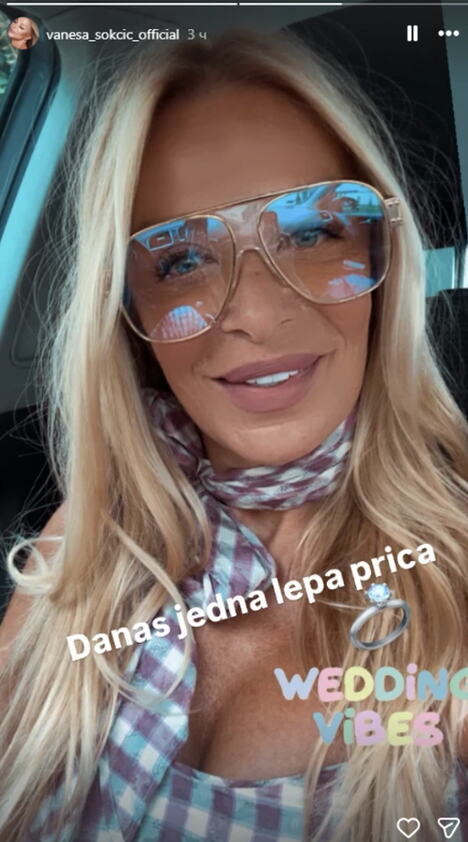 Pevačica Vanesa Šokčić kumovala na venčanju Jelene Jovičić