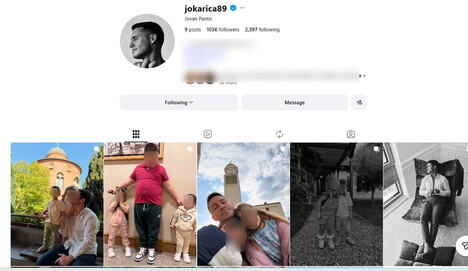 Jovan Pantić obirsao skoro sve sa Instagrama
