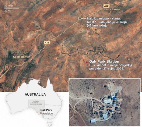 Gas Lamont nestao dečak Australija