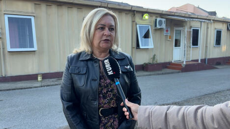 Dušica Runtić - Crveni krst Sremska Mitrovica daje izjavu za Kurir televiziju