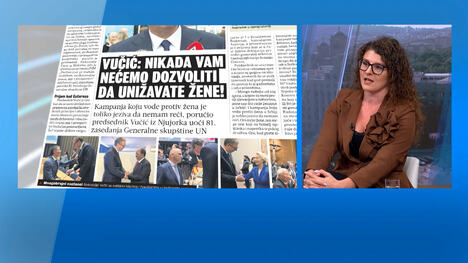 Milana Vuković iz Centra za društvenu stabilnost u studiju Kurir televizije