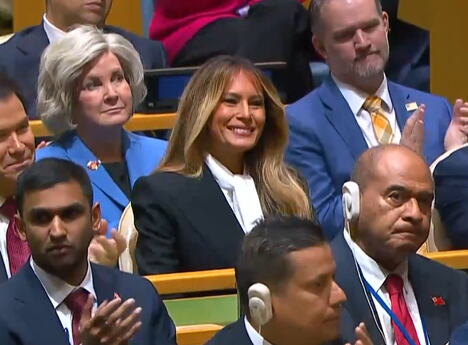Melanija Tramp tokom zasedanja Generalne skupštine UN u Njujorku