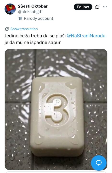 blokaderi sapun