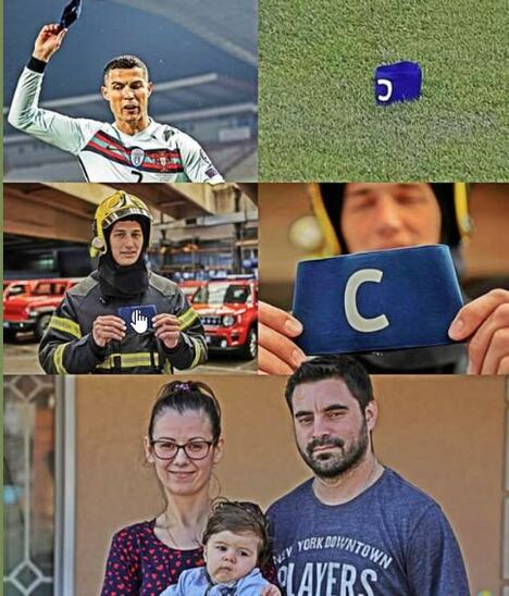 Đorđe Vukićević, vatrogasac uzeo je Ronaldovu traku i pokrenuo aukciju.