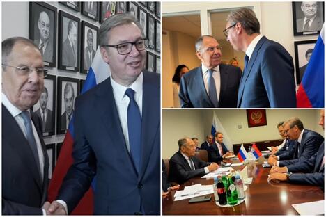 Aleksandar Vučić Sergej Lavrov