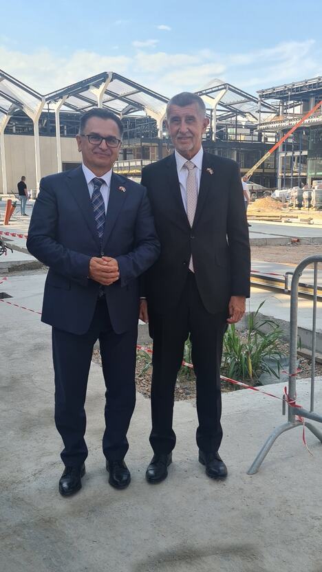 Berislav Vekić i Andrej Babiš premijer Češke republike
