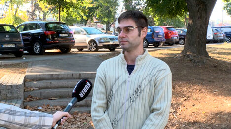 Nemanja Milosavljević, majstor daje izjavu za Kurir televiziju u vezi početka sezone grejanja
