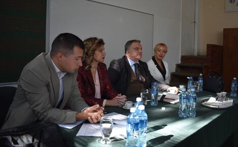 Dejan Vuk Stanković na sastanku u Užicu