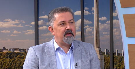 Saša Milovanović, direktor Mondo Inc u studiju Kurir televizije
