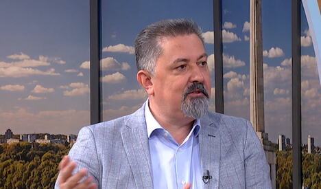 Saša Milovanović, direktor Mondo Inc u studiju Kurir televizije