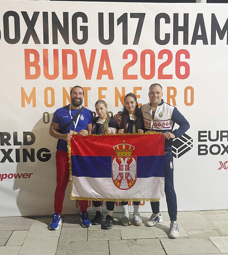 Bokserska selekcija Srbije u Budvi