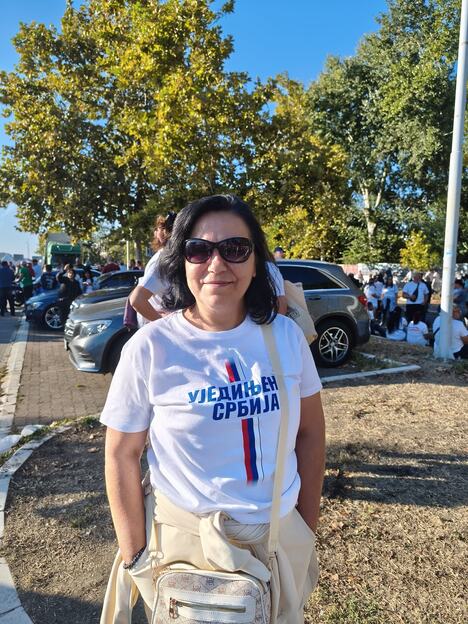 Zorica Jelenković Ujedinjena Srbija Beogradska arena počelo okupljanje građana
