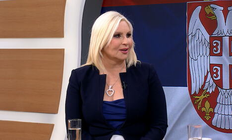 Zorana Mihajlović u studiju Kurir televizije