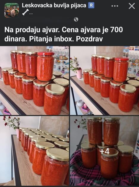 cena ajvara