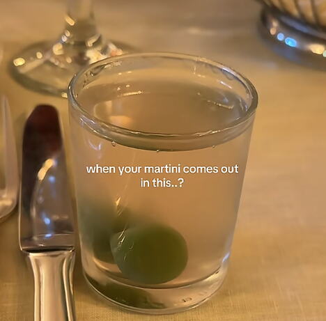 martini u pogrešnoj čaši