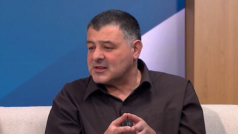 Borko Kašanski, izvršni njuz direktor Kurira u studiju Kurir televizije