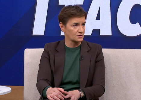 Ana Brnabić u studiju Kurir televizije