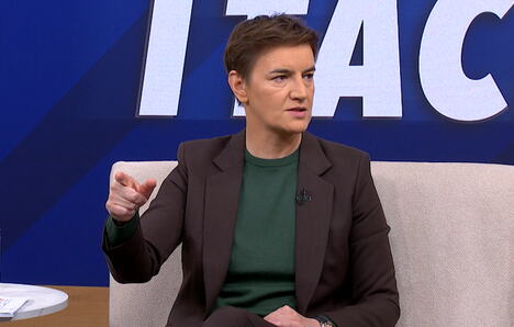 Ana Brnabić u studiju Kurir televizije