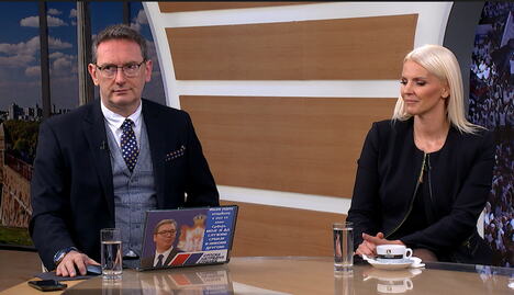 Nebojša Bakarec Ivana Vučićević gosti Kurir televizije