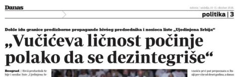 Žarko Korać Danas dehumanizacija