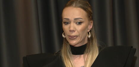Influenserka Kristina Kika Živković u studiju Kurir televizije govori o posledicama napada od strane bivšeg partnera